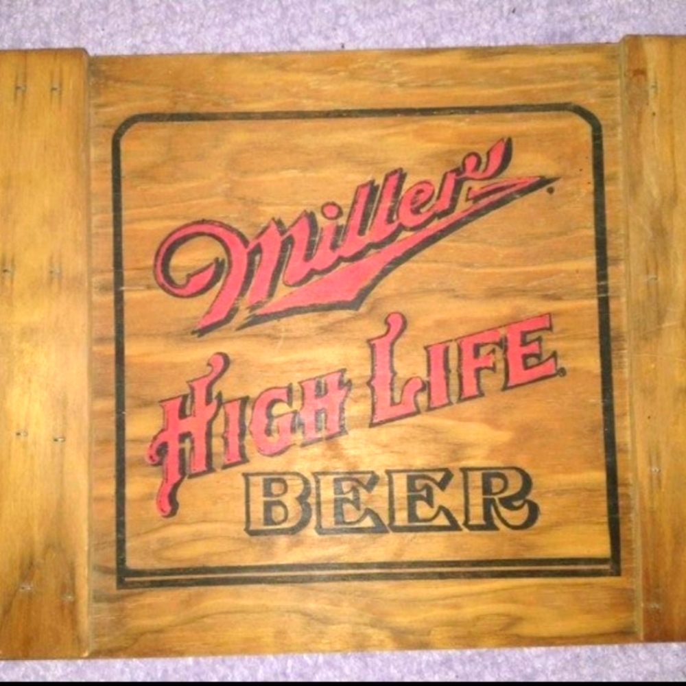 Vintage Miller High Life Crate Top